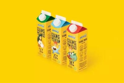 烏克蘭Fairy Milk乳制品包裝品牌形象設(shè)計(jì)