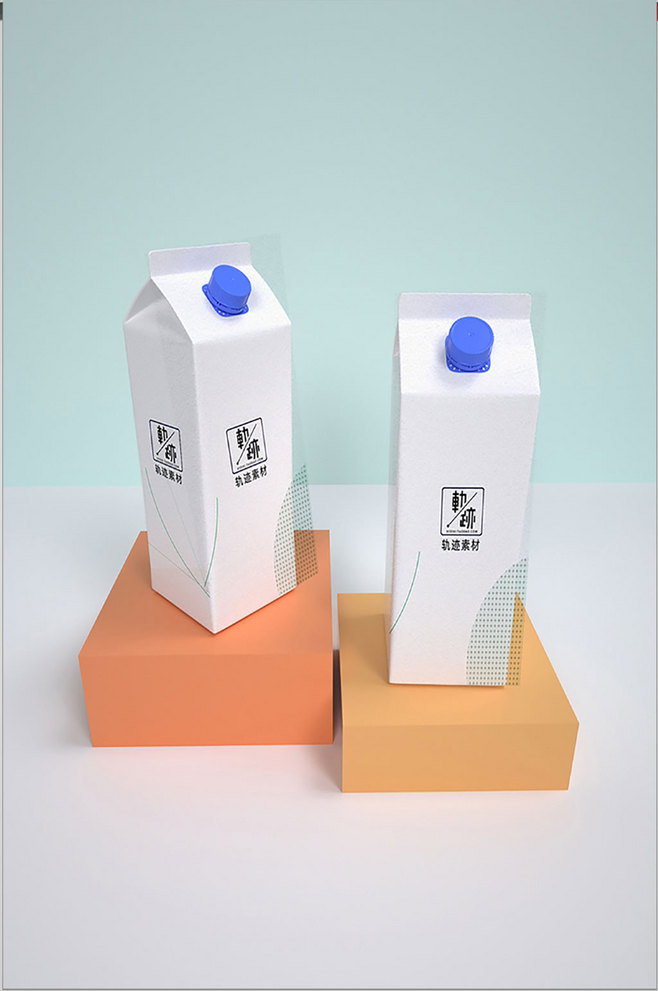 高檔牛奶盒包裝樣機(jī)