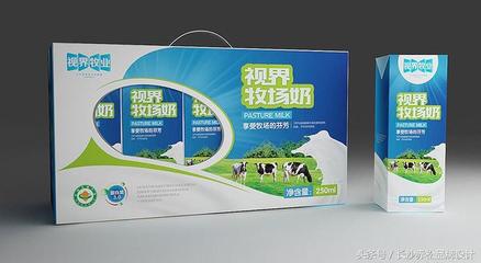乳制品產品包裝設計:視界牧業(yè)牧場奶制品包裝設計|禮盒設計